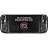 University of South Carolina Gamecocks Black Steam Deck Handheld Gaming Computer Skin