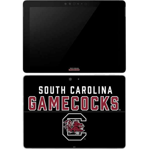 University of South Carolina Gamecocks Black Surface Go Skin