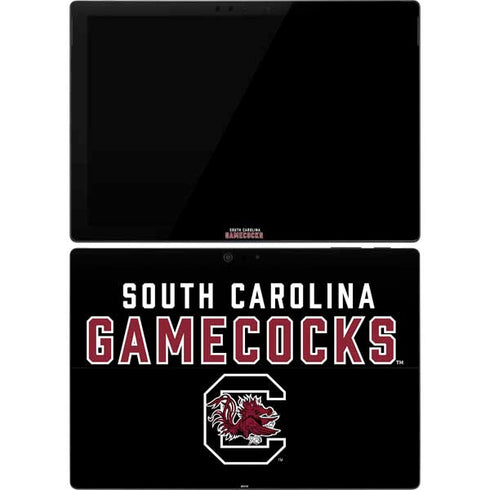 University of South Carolina Gamecocks Black Surface Pro 7 Skin