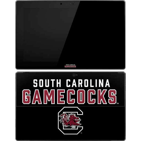 University of South Carolina Gamecocks Black Surface Pro Tablet Skin