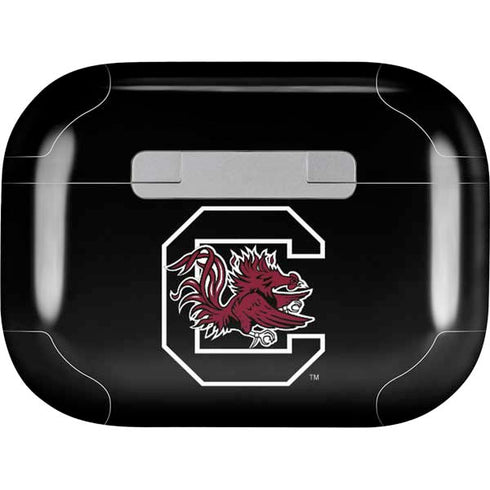 University of South Carolina Gamecocks Logo Black Apple AirPods Pro Skin