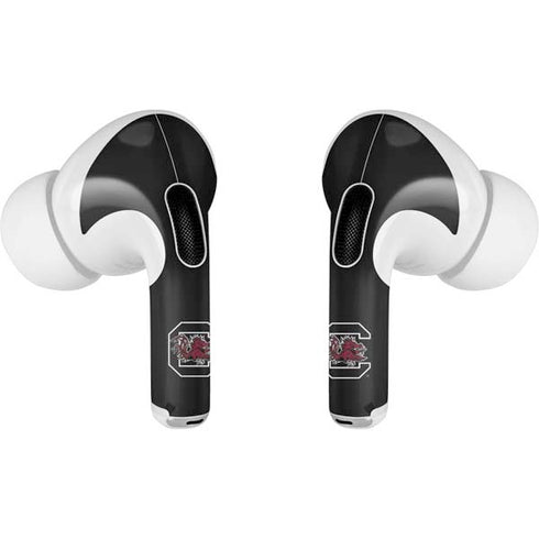 University of South Carolina Gamecocks Logo Black Apple AirPods Pro Skin
