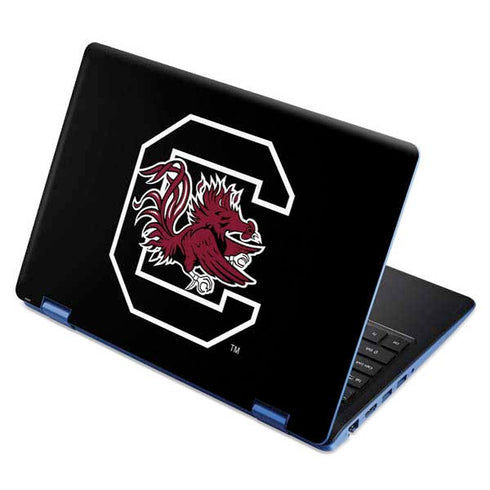 University of South Carolina Gamecocks Logo Black Aspire R11 11.6in Skin
