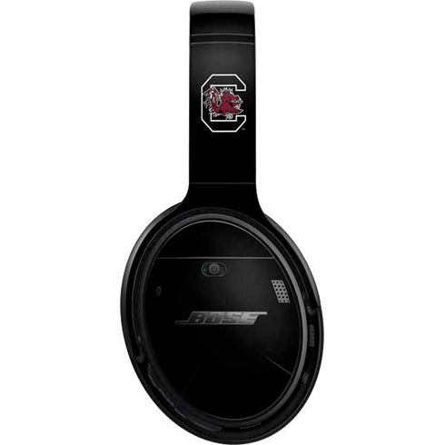 University of South Carolina Gamecocks Logo Black Bose QuietComfort 35 II Headphones Skin