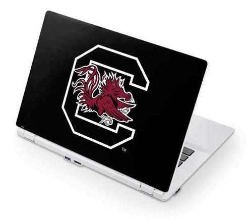 University of South Carolina Gamecocks Logo Black Acer Chromebook Skin
