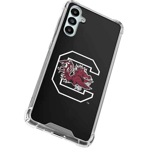 University of South Carolina Gamecocks Logo Black Galaxy A15 5G Clear Case