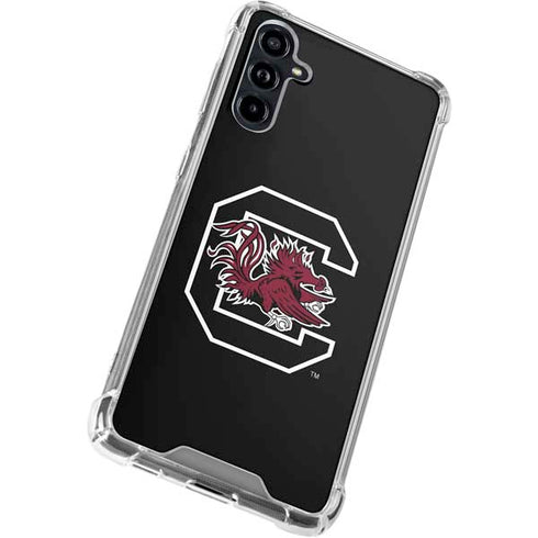 University of South Carolina Gamecocks Logo Black Galaxy A54 5G Clear Case