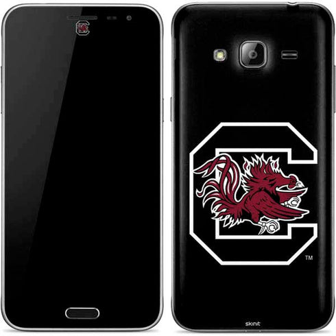 University of South Carolina Gamecocks Logo Black Galaxy J3 Skin