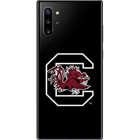 University of South Carolina Gamecocks Logo Black Galaxy Note 10 Plus Skin