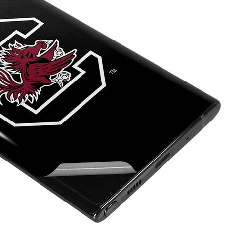 University of South Carolina Gamecocks Logo Black Galaxy Note 10 Plus Skin