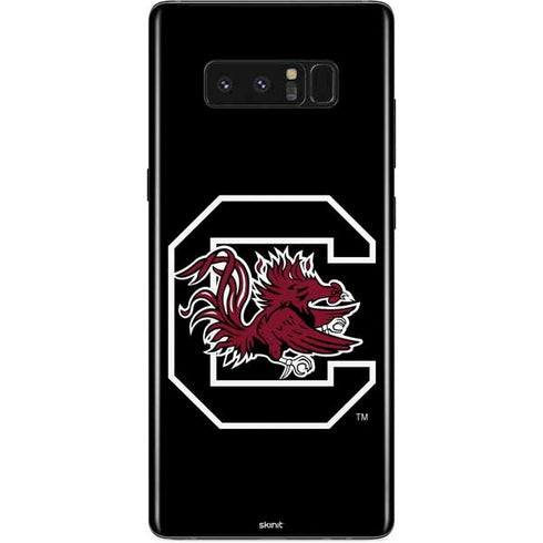 University of South Carolina Gamecocks Logo Black Galaxy Note 8 Skin