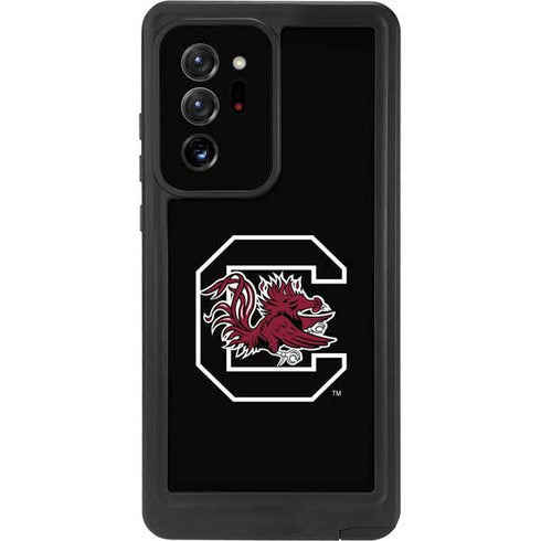 University of South Carolina Gamecocks Logo Black Galaxy Note20 Ultra 5G Waterproof Case
