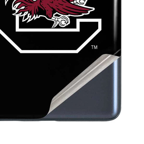 University of South Carolina Gamecocks Logo Black Galaxy S20 Fan Edition Skin