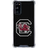 University of South Carolina Gamecocks Logo Black Galaxy S20 FE Clear Case