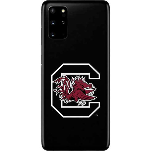 University of South Carolina Gamecocks Logo Black Galaxy S20 Plus Skin