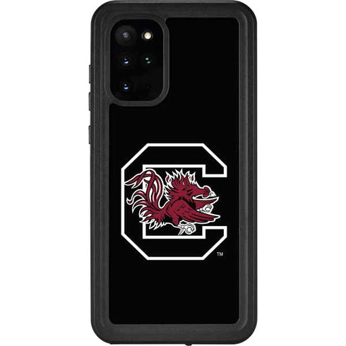 University of South Carolina Gamecocks Logo Black Galaxy S20 Plus Waterproof Case