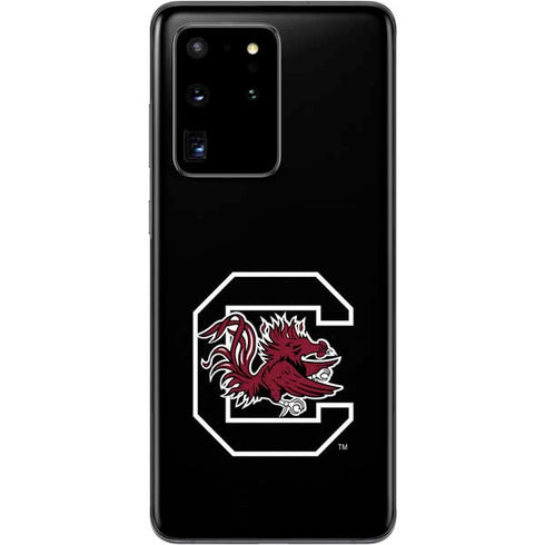 University of South Carolina Gamecocks Logo Black Galaxy S20 Ultra 5G Skin