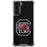 University of South Carolina Gamecocks Logo Black Galaxy S21 5G Clear Case