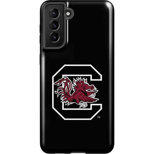 University of South Carolina Gamecocks Logo Black Galaxy S21 Plus 5G Pro Case