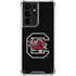 University of South Carolina Gamecocks Logo Black Galaxy S21 Ultra 5G Clear Case