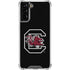 University of South Carolina Gamecocks Logo Black Galaxy S22 Plus Clear Case