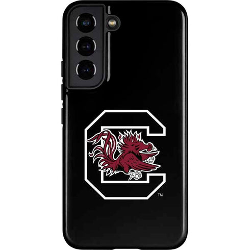 University of South Carolina Gamecocks Logo Black Galaxy S22 Pro Case