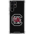 University of South Carolina Gamecocks Logo Black Galaxy S22 Ultra Clear Case