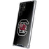 University of South Carolina Gamecocks Logo Black Galaxy S22 Ultra Clear Case