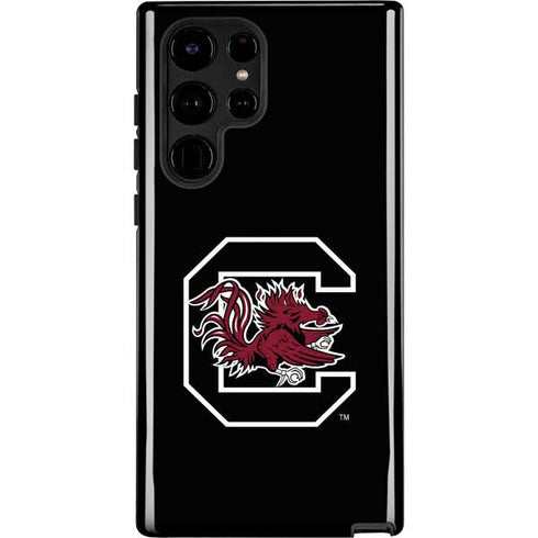 University of South Carolina Gamecocks Logo Black Galaxy S22 Ultra Pro Case