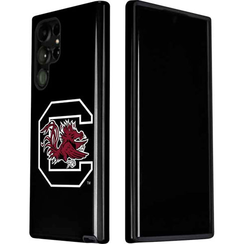 University of South Carolina Gamecocks Logo Black Galaxy S22 Ultra Pro Case