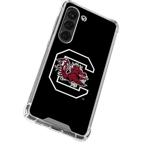 University of South Carolina Gamecocks Logo Black Galaxy S23 Clear Case