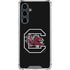 University of South Carolina Gamecocks Logo Black Galaxy S23 FE Clear Case