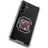 University of South Carolina Gamecocks Logo Black Galaxy S23 FE Clear Case