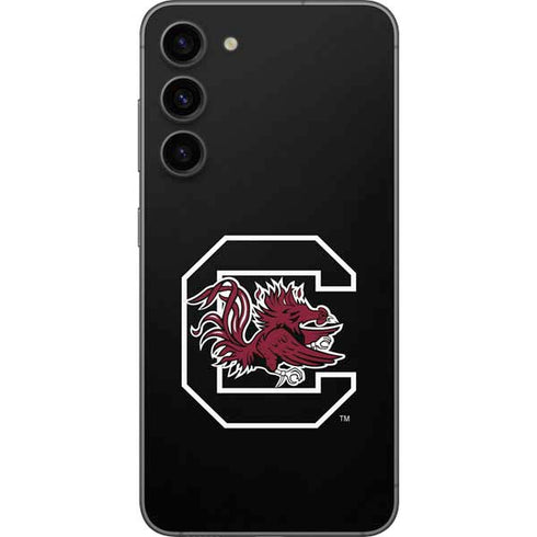 University of South Carolina Gamecocks Logo Black Galaxy S23 Plus Skin
