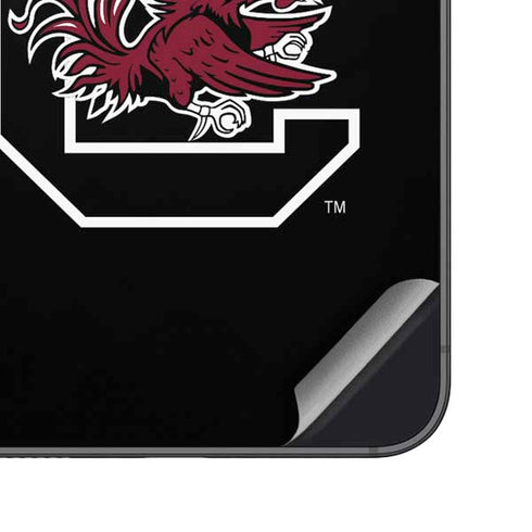 University of South Carolina Gamecocks Logo Black Galaxy S23 Plus Skin
