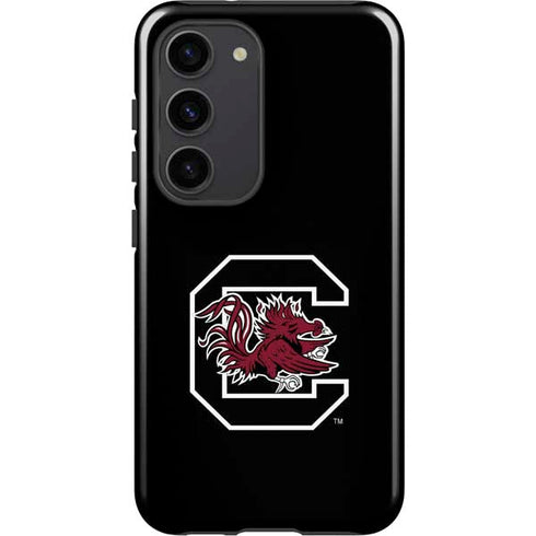 University of South Carolina Gamecocks Logo Black Galaxy S23 Pro Case