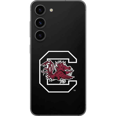 University of South Carolina Gamecocks Logo Black Galaxy S23 Skin