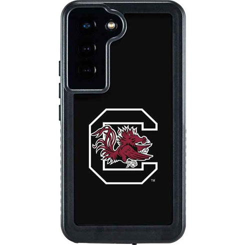 University of South Carolina Gamecocks Logo Black Galaxy S23 Waterproof Case
