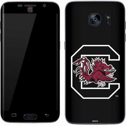 University of South Carolina Gamecocks Logo Black Galaxy S7 Skin