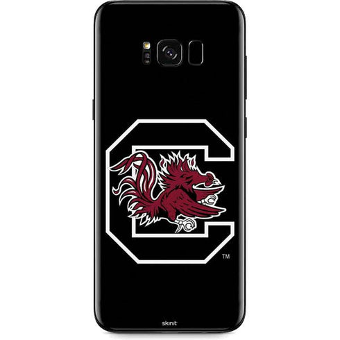 University of South Carolina Gamecocks Logo Black Galaxy S8 Skin