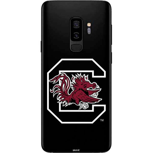 University of South Carolina Gamecocks Logo Black Galaxy S9 Plus Skin