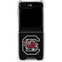 University of South Carolina Gamecocks Logo Black Galaxy Z Flip5 5G Clear Case