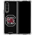 University of South Carolina Gamecocks Logo Black Galaxy Z Fold4 5G Clear Case