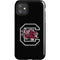 University of South Carolina Gamecocks Logo Black iPhone 11 Impact Case