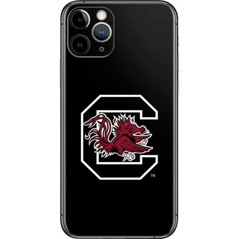 University of South Carolina Gamecocks Logo Black iPhone 11 Pro Skin