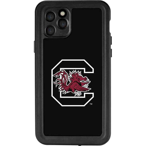 University of South Carolina Gamecocks Logo Black iPhone 11 Pro Waterproof Case