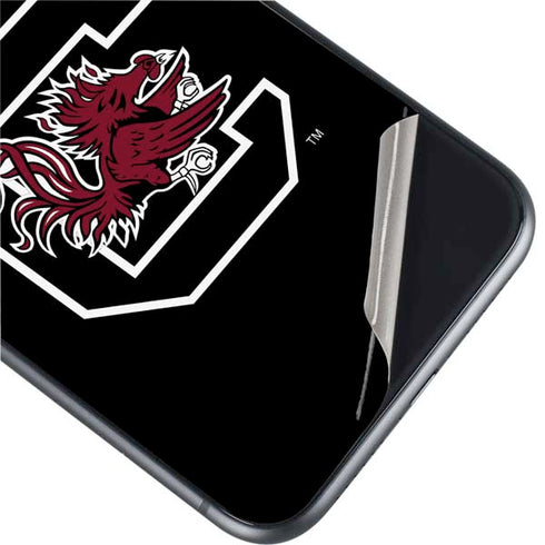 University of South Carolina Gamecocks Logo Black iPhone 11 Skin