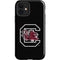 University of South Carolina Gamecocks Logo Black iPhone 12 Impact Case