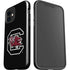 University of South Carolina Gamecocks Logo Black iPhone 12 Impact Case