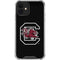University of South Carolina Gamecocks Logo Black iPhone 12 Mini Clear Case